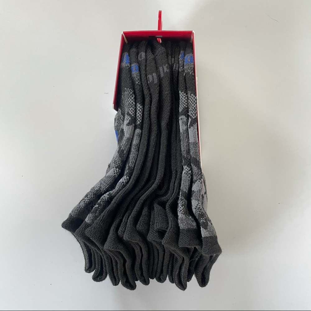 New Balance men’s low cut socks 6 pack black gray - Picture 3 of 3